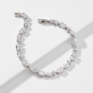 MIXED CZ LINE BRACELET