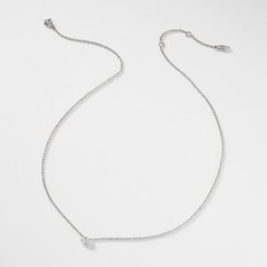 MODERN LOVE OVAL CZ NECKLACE