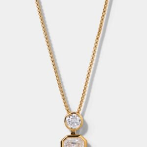 BROOKLYN SLIDE EMERALD CZ PENDANT